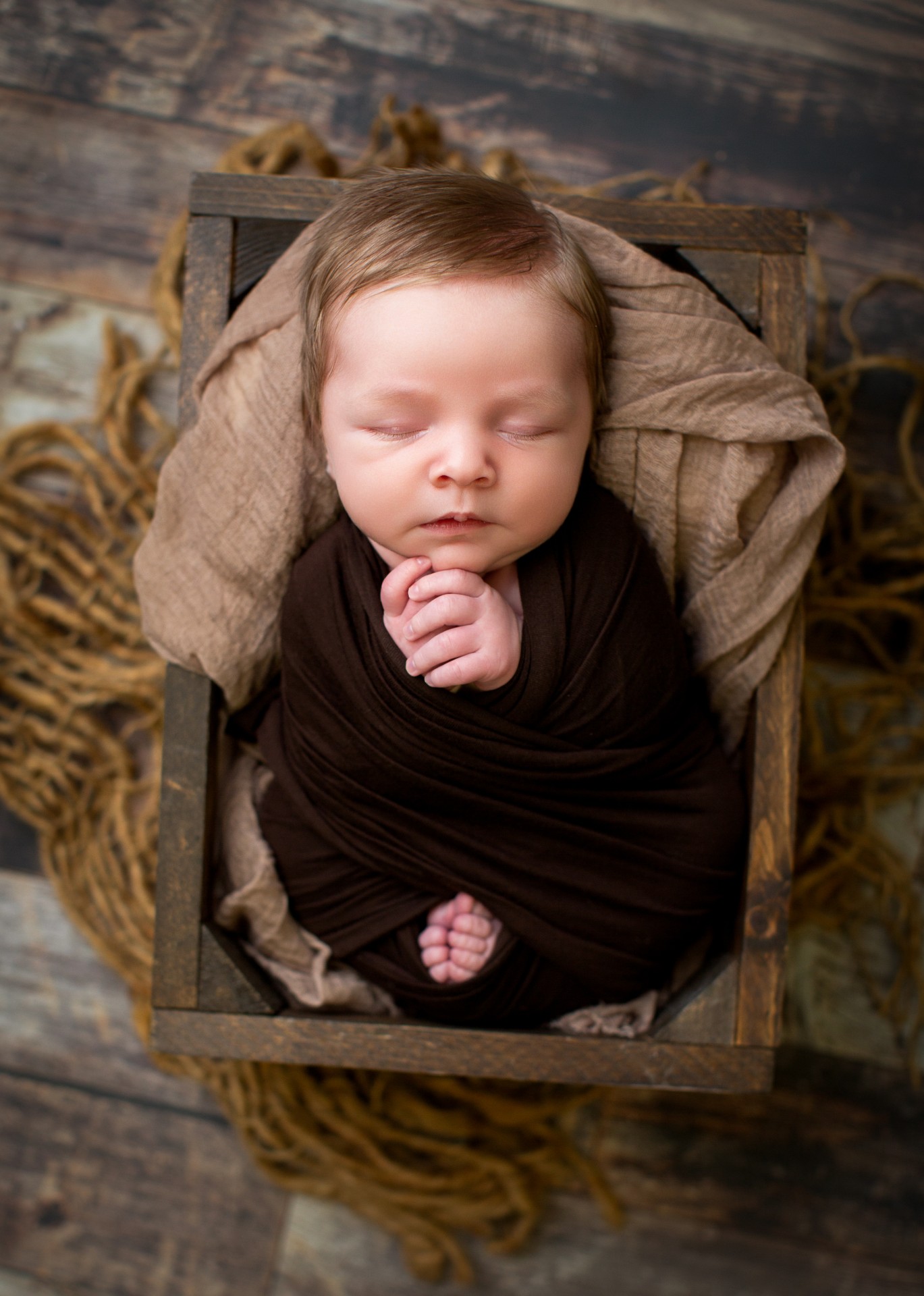 Newborn baby portrait