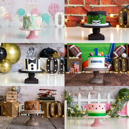 Cake Smash Photography in Studio