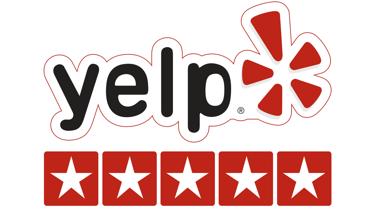 5 Star Reviews on Yelp